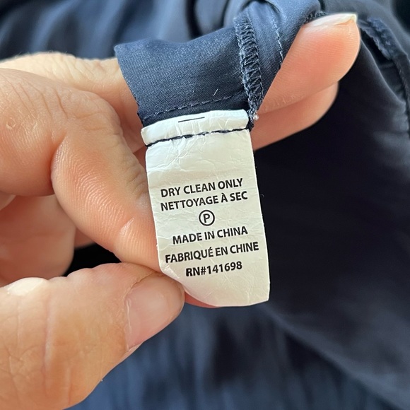 Ramy Brook Audrey Smocked Midi Dress in Navy - Picture 7 of 10